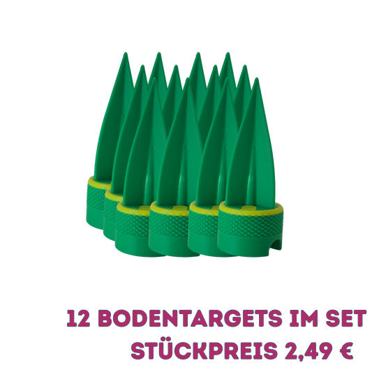 12 Stück DOGNOS Bodentarget – Der robuste Bodenanker für dein Outdoor-Riechtraining