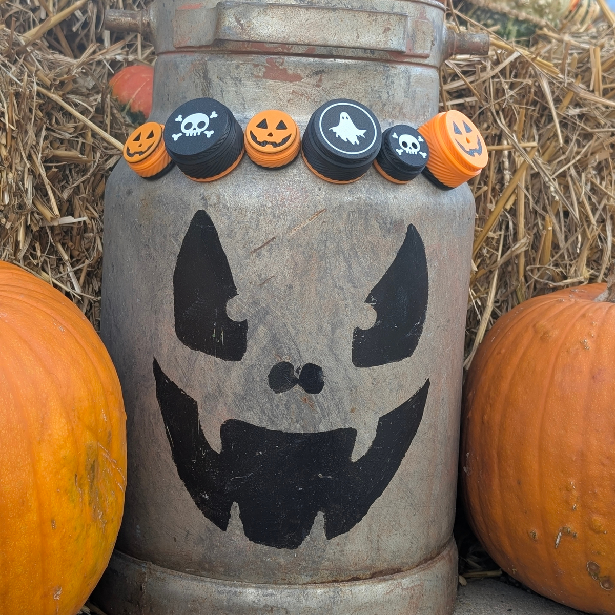 1 x HALLOWEEN DOGNOS professionelle Suchdose (Klein) inklusive Verschlussdeckel – Das modulare, magnetische Versteckwunder