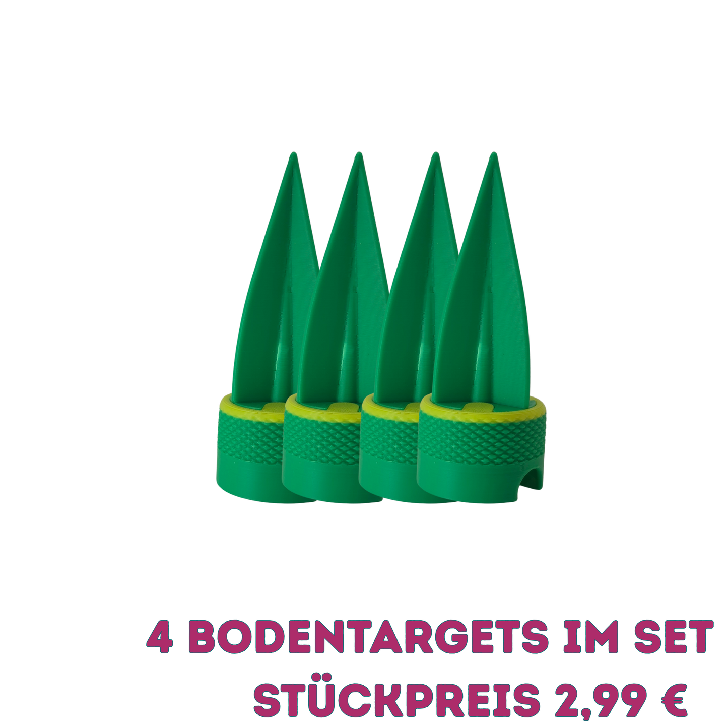 4 Stück DOGNOS Bodentarget – Der robuste Bodenanker für dein Outdoor-Riechtraining