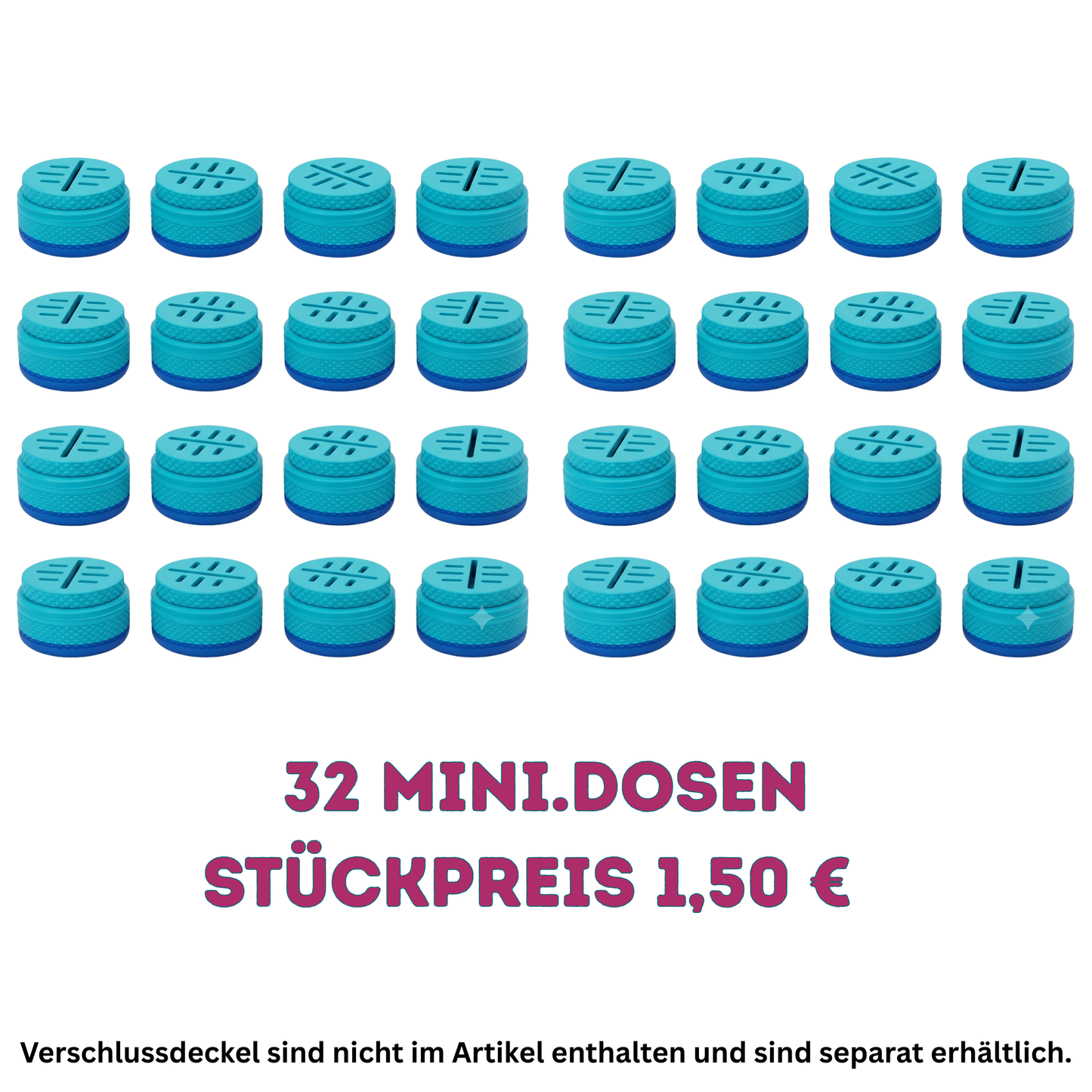 32 Pièces - DOGNOS Boîte de recherche professionnelle (Petite) – La merveille de cachette modulaire et magnétique