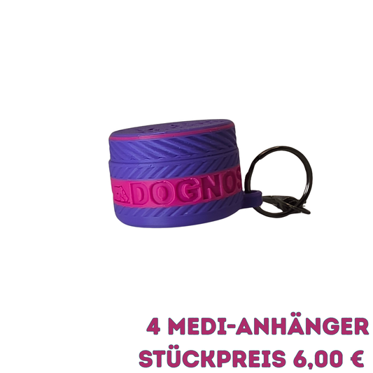 4 Dognos Medi-Magnet-Schlüsselanhänger für die mittleren Profi-Suchdosen mit Magnet (Kopie)