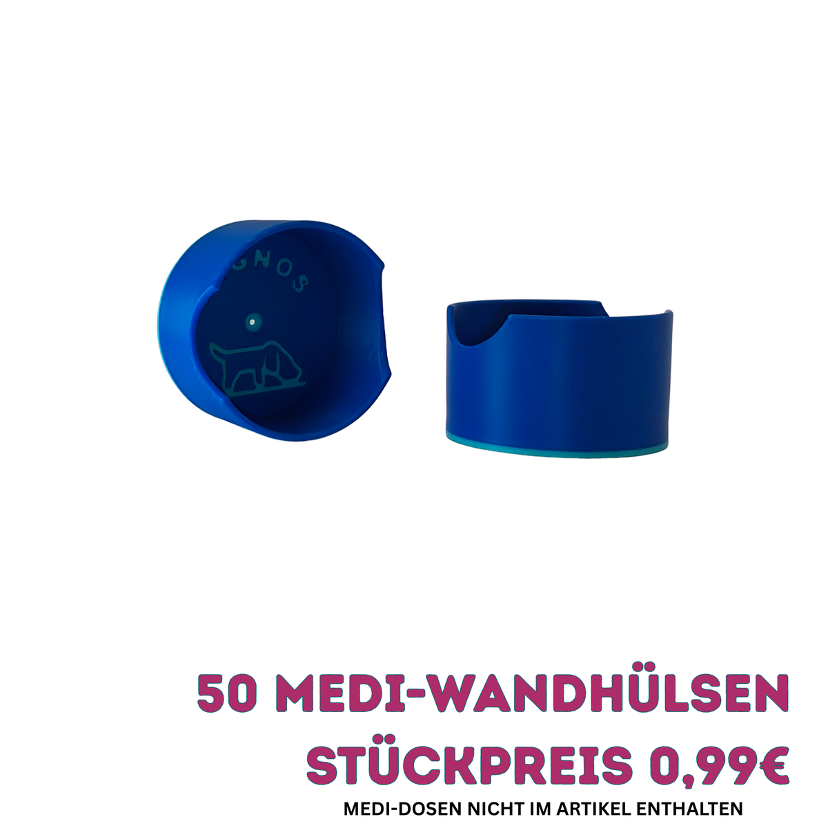 50 Stück DOGNOS MEDI-Wandhülsen – Deine Station für Profi-Nasenarbeit